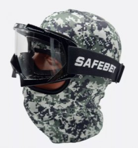  Очки Мотокросс Safebet G-16 черные фото в интернет-магазине КАСКАД