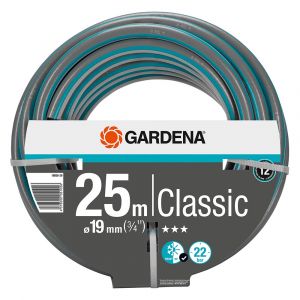  Шланг полив. Gardena Classic 3/4" 25 м СЕРЫЙ фото в интернет-магазине КАСКАД