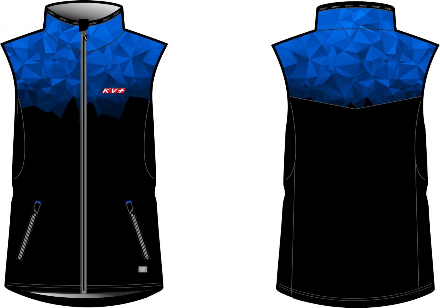 Жилет разминочный мужской KV+ Tornado vest L22V102.12 р. L (50)