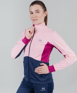  Разминочная куртка NordSki  Pro candy pink/blue W размер S (38) фото в интернет-магазине КАСКАД