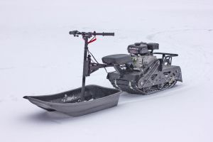  Мотобуксировщик Мухтар 7 мини + лыжный модуль фото в интернет-магазине КАСКАД