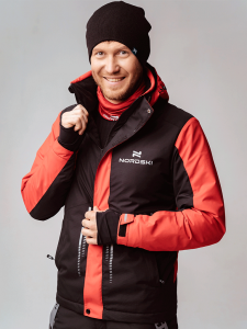  Горнолыжная куртка NordSki Jr. Extreme black/red  рост 140 (E3) фото в интернет-магазине КАСКАД