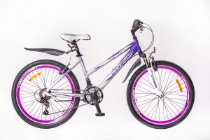  Велосипед 24" Black aqua Lady 2411V фото в интернет-магазине КАСКАД