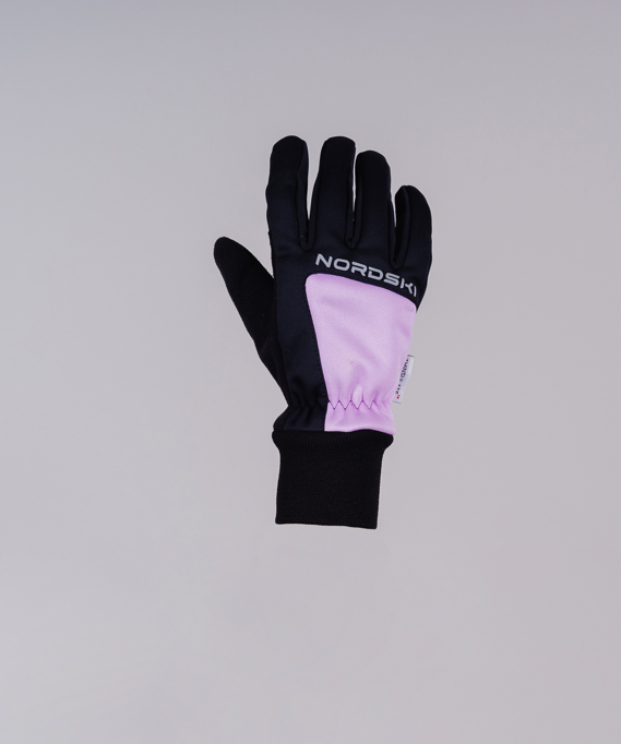 Перчатки Nordski  Arctic black/orchid  размер 7-XS (D2)