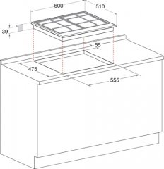 Панель варочная газовая Hotpoint Ariston PCN 641 HA(WH) 