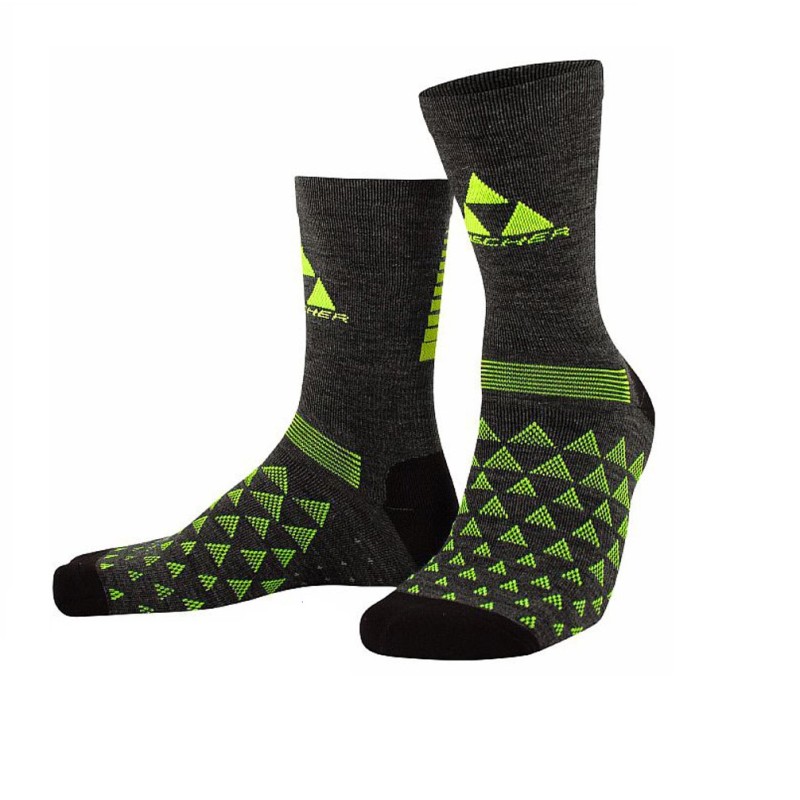 Носки Fischer Nordic GR8243-900 (серый/неон) (р.42-44)