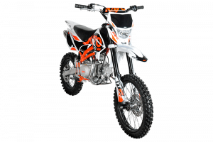  Мотоцикл питбайк Kayo Basic TT125EA 17/14 KRZ (п/автомат, эл. стартер)  фото в интернет-магазине КАСКАД