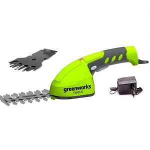  Электроножницы аккумуляторные GreenWorks G7,2HS (1600107) с АКБ 2 Ah и ЗУ фото в интернет-магазине КАСКАД