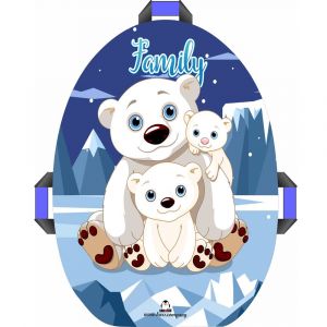  Ледянка "Snowkid" Family медведи 50 см. фото в интернет-магазине КАСКАД