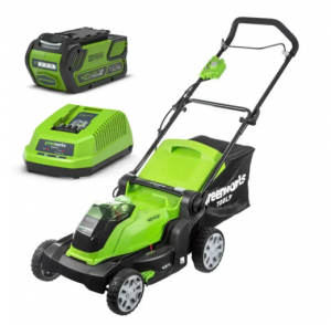  Газонокосилка аккумуляторная GreenWorks G40LM41K4 (2504707VB) фото в интернет-магазине КАСКАД