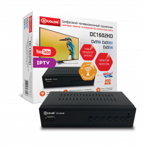  Ресивер D-COLOR DC 1602 HD WiFi фото в интернет-магазине КАСКАД