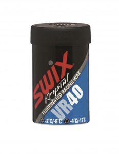  Мазь держания Swix VR40 Blue (свежий -2/-8 мелкозернистый -4/-12, фторсодержащая ) фото в интернет-магазине КАСКАД