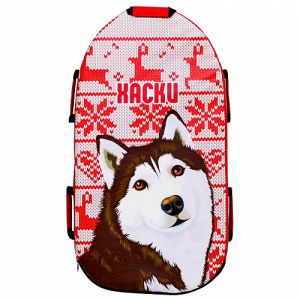  Ледянка "Snowkid" Хаски красный 80 см. фото в интернет-магазине КАСКАД