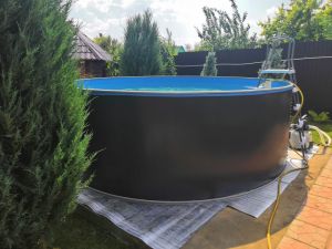  Каркасный бассейн Лагуна 244*125см арт.ТМ235/24411 фото в интернет-магазине КАСКАД