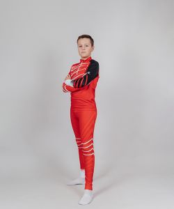  Гоночный костюм NordSki  Jr Pro red/black  размер 164 (А2) фото в интернет-магазине КАСКАД