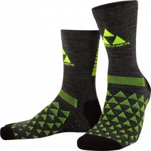  Носки Fischer Nordic серый/неон GR8243-900 р. 39-41 (C4) фото в интернет-магазине КАСКАД