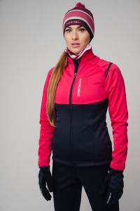  Разминочная куртка NordSki  Premium Pink/blueberry размер M (40) фото в интернет-магазине КАСКАД