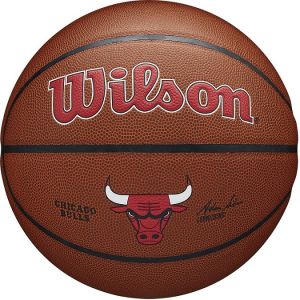  Мяч б/б Wilson NBA Chicago Bulls р.7 синтетическая кожа фото в интернет-магазине КАСКАД