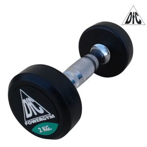  Гантели обрезиненные 2*2 кг. DFC Powergym DB002-2 фото в интернет-магазине КАСКАД