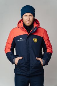  Утепленная куртка NordSki Mount dark blue/red размер M (48) (E1) фото в интернет-магазине КАСКАД