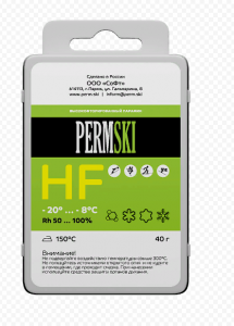  Мазь скольжения Permski HF -20/-8 40гр.  высокофторированная фото в интернет-магазине КАСКАД