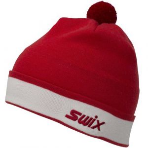  Шапка Swix Tradition с отворотом (красный) р.56 46451-99990 фото в интернет-магазине КАСКАД