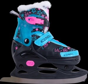  Коньки раздвижные Iceroll black/celadon р. (39-42) фото в интернет-магазине КАСКАД
