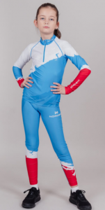  Гоночный костюм NordSki  Jr Premium blue rus  размер 164 (А2) фото в интернет-магазине КАСКАД