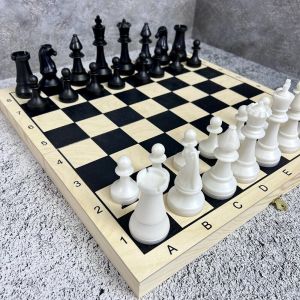  Шахматы пластиковые с доской "Классика" 105-13 фото в интернет-магазине КАСКАД