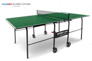  Стол теннисный Start line Olimpic Optima с сеткой фото в интернет-магазине КАСКАД