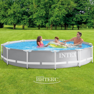  Каркасный бассейн Intex Prism Frame 366*76  арт.26710 фото в интернет-магазине КАСКАД