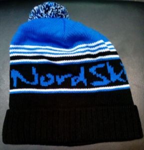  Шапка NordSki Srtipe black/blue (C3) фото в интернет-магазине КАСКАД
