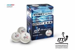  Шарик для настольного тенниса Start Line Expert 3 Star ITTF (штука) фото в интернет-магазине КАСКАД