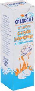  Сухое горючее Следопыт Экстим PF-FS-P210 210 гр.  фото в интернет-магазине КАСКАД