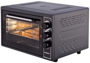  Духовка KRAFT KF-MO 3801 BL фото в интернет-магазине КАСКАД
