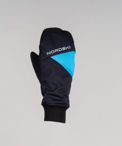  Варежки Nordski Arctic black/blue WS размер 8-S (D1) фото в интернет-магазине КАСКАД