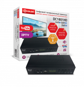  Ресивер D-COLOR DC 1801 HD фото в интернет-магазине КАСКАД