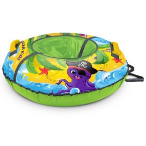  Детская игрушка тюбинг с рисунком ТБ3К-85 круговой дизайн Nika Kids остров фото в интернет-магазине КАСКАД