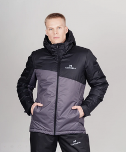  Утепленная куртка NordSki Active black/grey размер L (50) (D3) фото в интернет-магазине КАСКАД