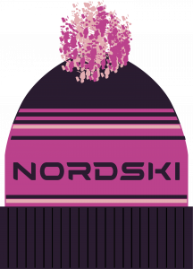  Шапка NordSki Stripe Violet 2019 (C3) фото в интернет-магазине КАСКАД