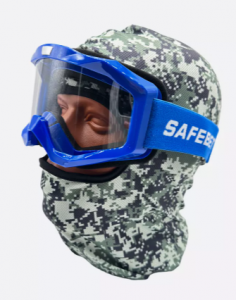  Очки Мотокросс Safebet G-81 синие фото в интернет-магазине КАСКАД