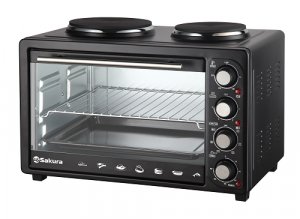  Духовой шкаф Sakura SA-7025 HBK фото в интернет-магазине КАСКАД