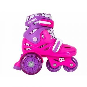  Роликовые коньки TT Bloom pink р. 26-30 фото в интернет-магазине КАСКАД