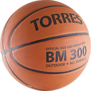  Мяч б/б Torres BM300 р.6 резина B02016 фото в интернет-магазине КАСКАД