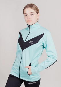  Разминочная куртка NordSki Jr. Base mint/black рост 164 фото в интернет-магазине КАСКАД