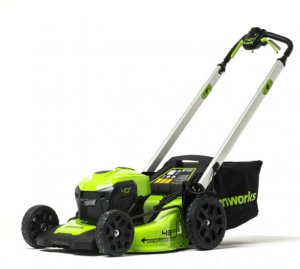  Газонокосилка аккумуляторная GreenWorks GD40LM48SP Solo (2517407) фото в интернет-магазине КАСКАД