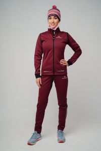  Разминочные штаны NordSki  Pro wine размер M (40) (А3) фото в интернет-магазине КАСКАД