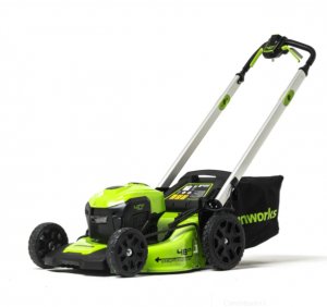  Газонокосилка аккумуляторная GreenWorks GD40LM48SPK8  (2517407UH) фото в интернет-магазине КАСКАД