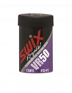  Мазь держания Swix VR50 Violet  (свежий +1/-2; мелкозернистый 0/-5, фторсодержащая ) фото в интернет-магазине КАСКАД