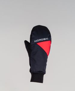  Варежки Nordski Arctic black/red размер 9-M (D1) фото в интернет-магазине КАСКАД